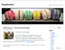 Tablet Screenshot of blog4foodies.com
